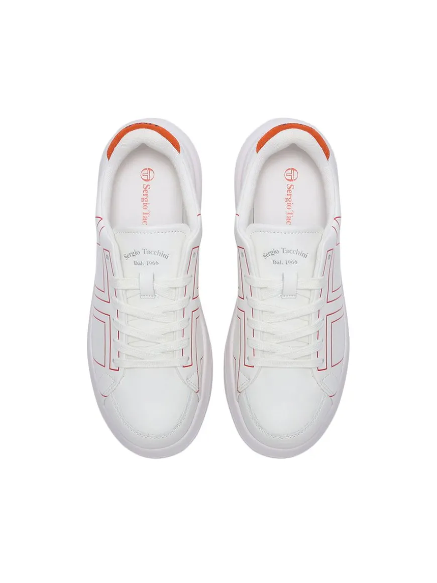 1966 Court Sneaker- White/ Adrenaline Rush