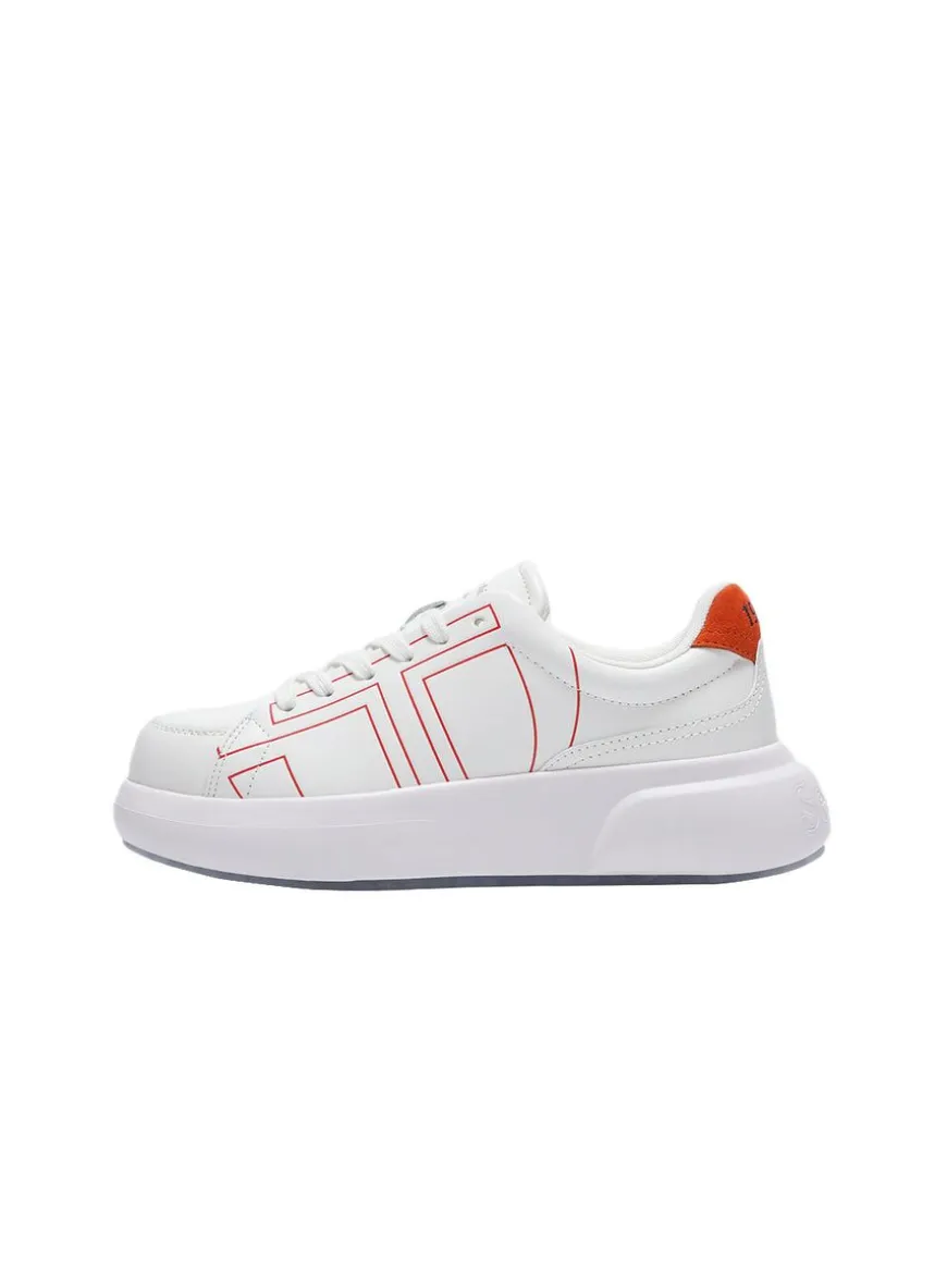 1966 Court Sneaker- White/ Adrenaline Rush