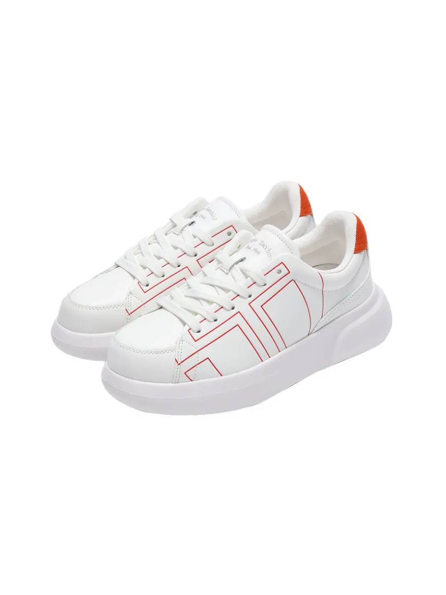 1966 Court Sneaker- White/ Adrenaline Rush