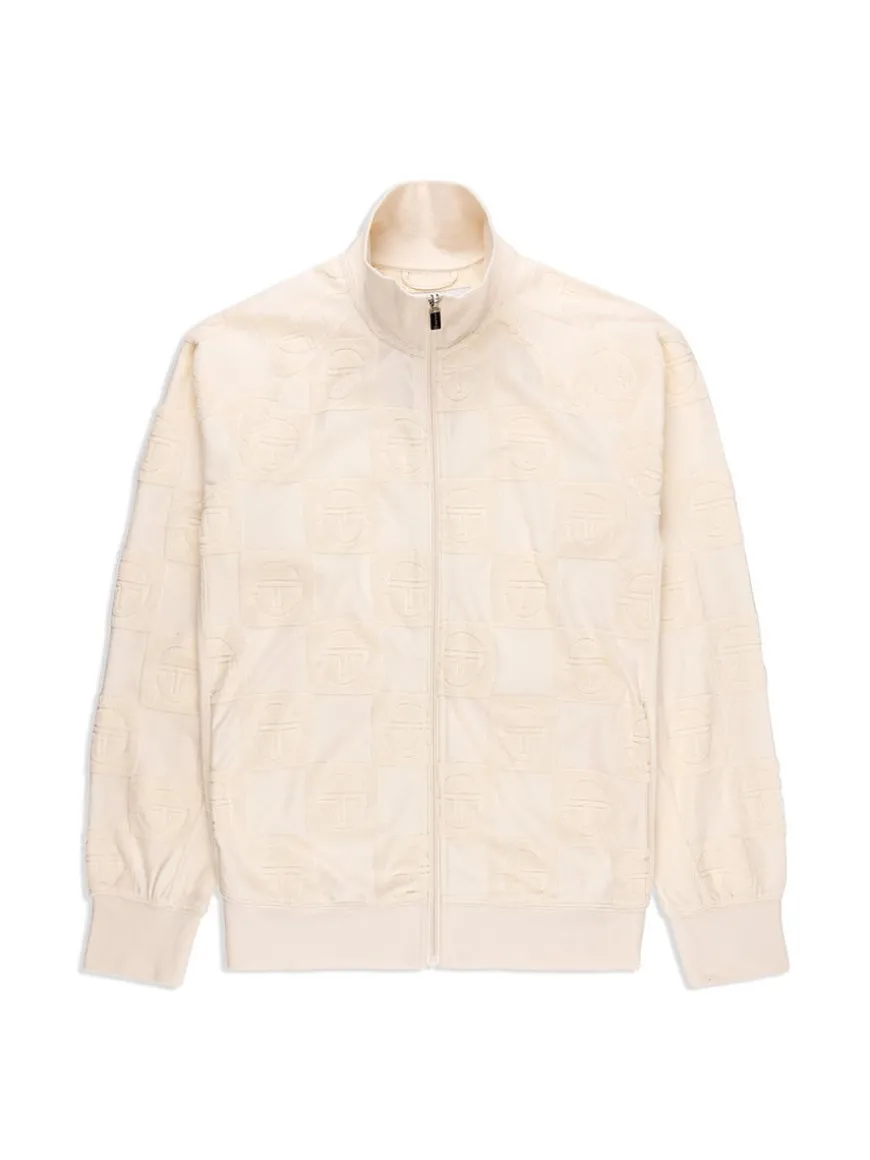 Anzio Zip-Up Track Jacket-Gardenia