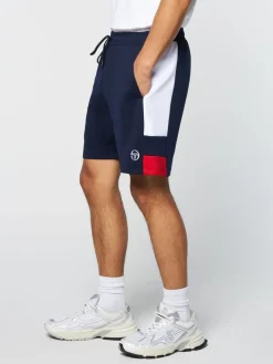 Cole Shorts- Maritime Blue/ White