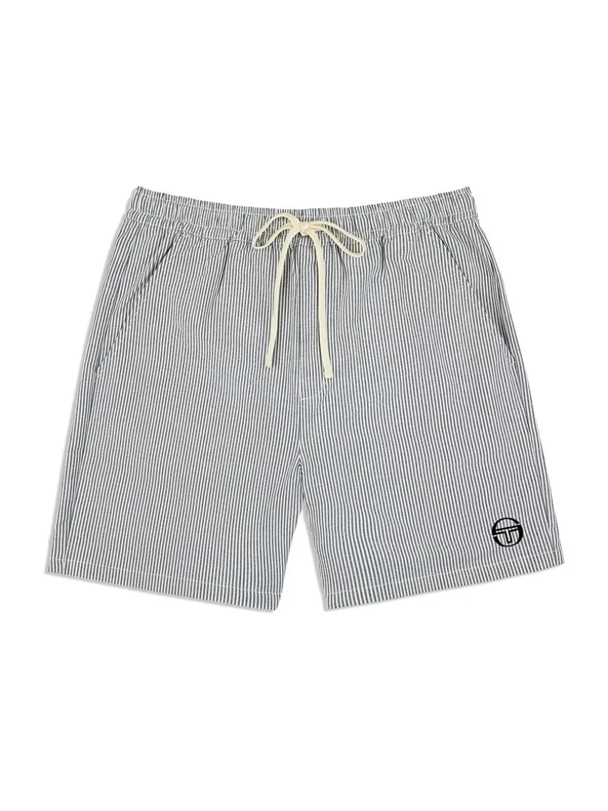 Cosimo Oxford Shorts- Maritime Blue