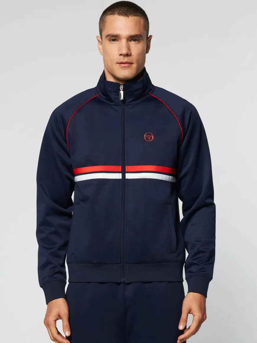 Dallas Track Jacket- Maritime Blue