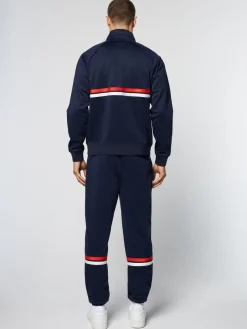 Dallas Track Jacket- Maritime Blue