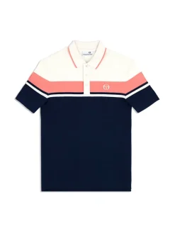 Damarindo Polo Archivio- Gardenia/ Maritime Blue