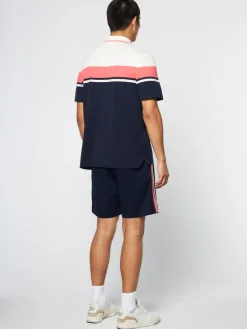Damarindo Polo Archivio- Gardenia/ Maritime Blue