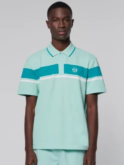 Damarindo Polo- Ocean Wave/ Blue Grass