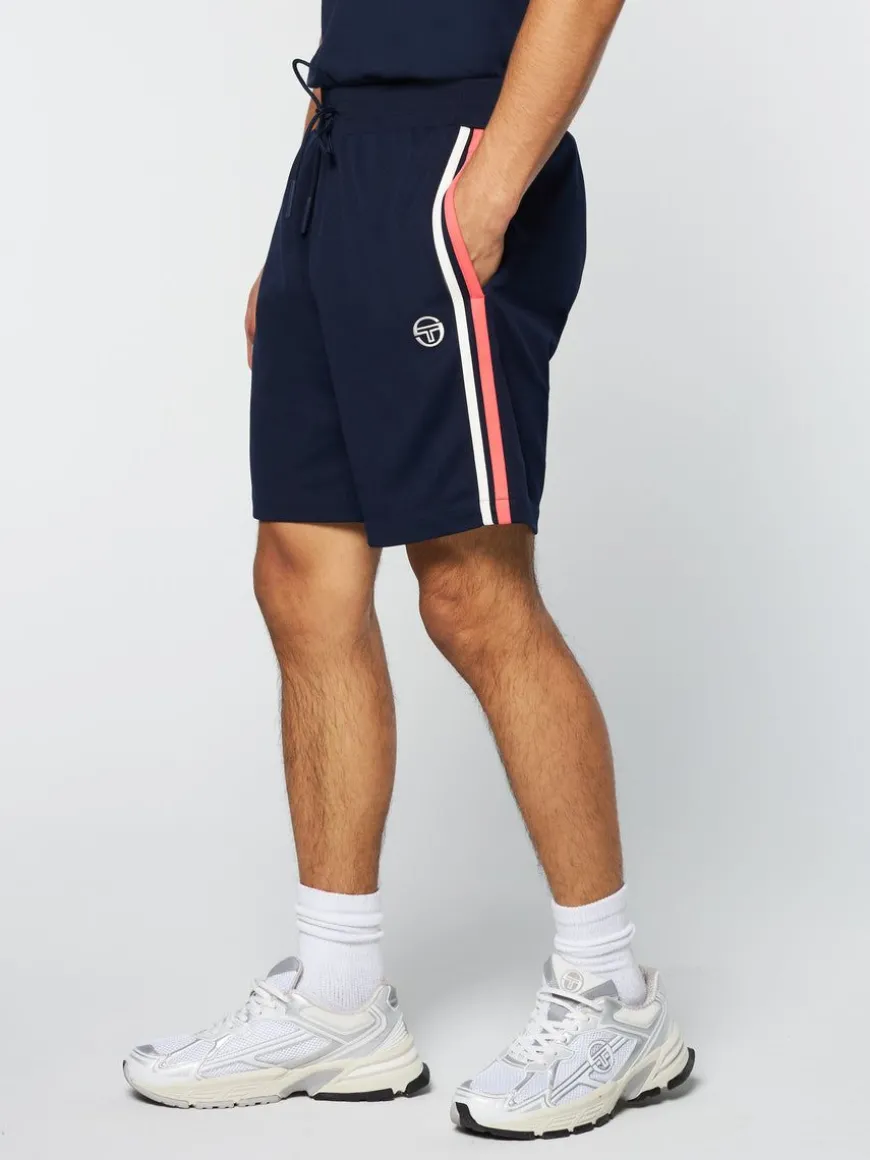 Damarindo Short Archivio- Gardenia/ Maritime Blue