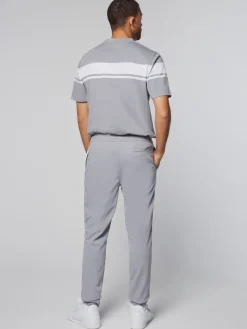 Damarindo Track Pant- Sleet/ White