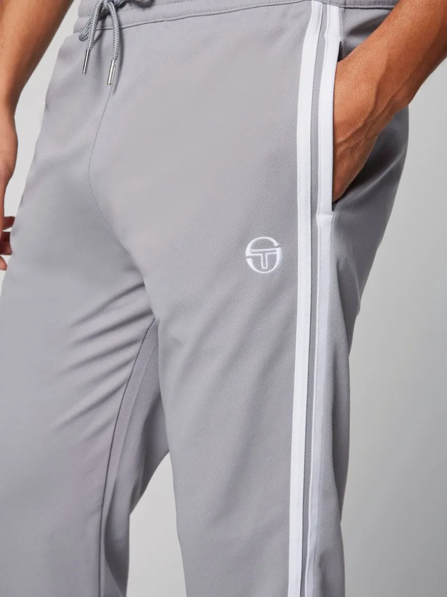 Damarindo Track Pant- Sleet/ White
