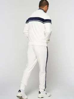 Damarindo Velour Track Jacket- Gardenia