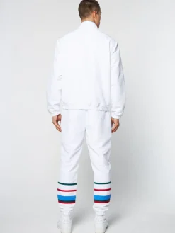 Denver Track Jacket- White