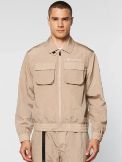 Devonte Track Jacket- Humus