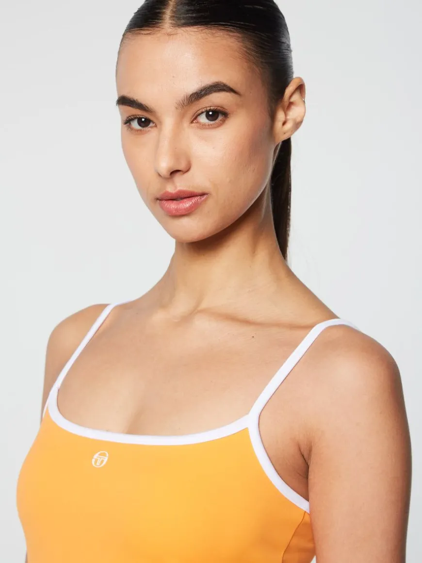 Elisa Dress- Tangerine