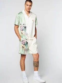 Ella Printed Shirt- Gardenia