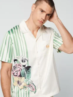 Ella Printed Shirt- Gardenia