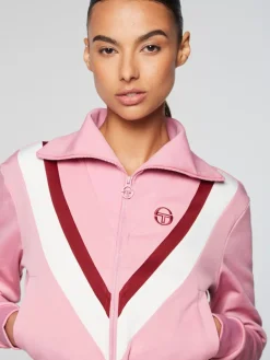 Federica Knit Zip Track Jacket- Polignac