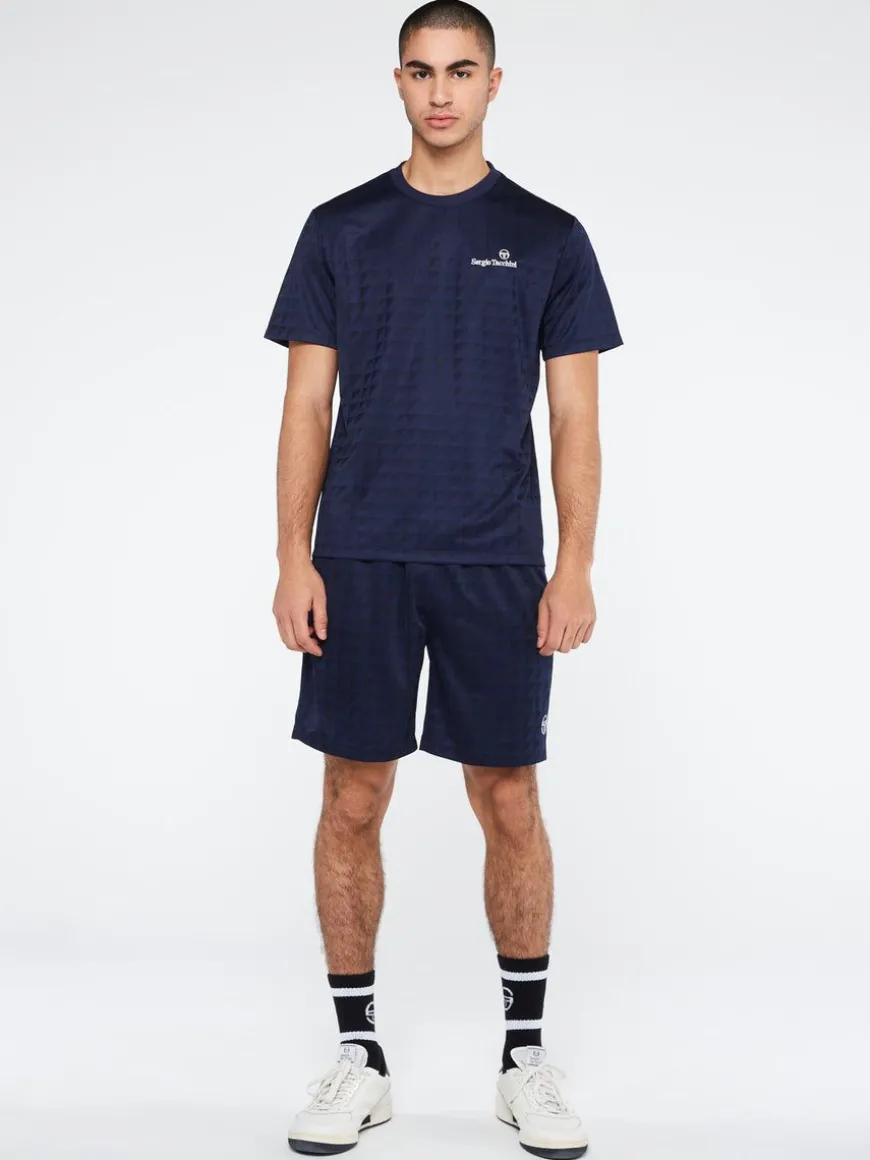 Geo T-Shirt-Maritime Blue