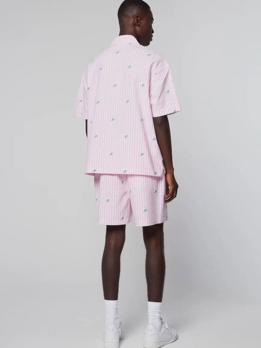 Granda Camp Shirt-Begonia Pink