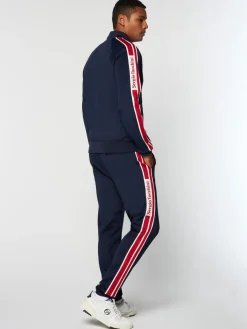 Gromo Tape Track Jacket- Maritime Blue