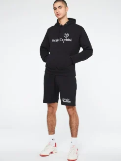 Heritage Logo Hoodie-Black