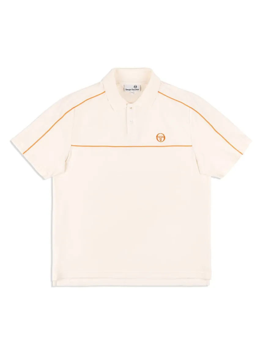 Lioni Velour Polo Archivio- Gardenia