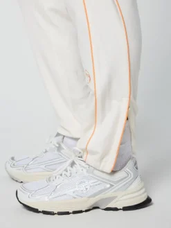 Lioni Velour Track Pant Archivio- Gardenia