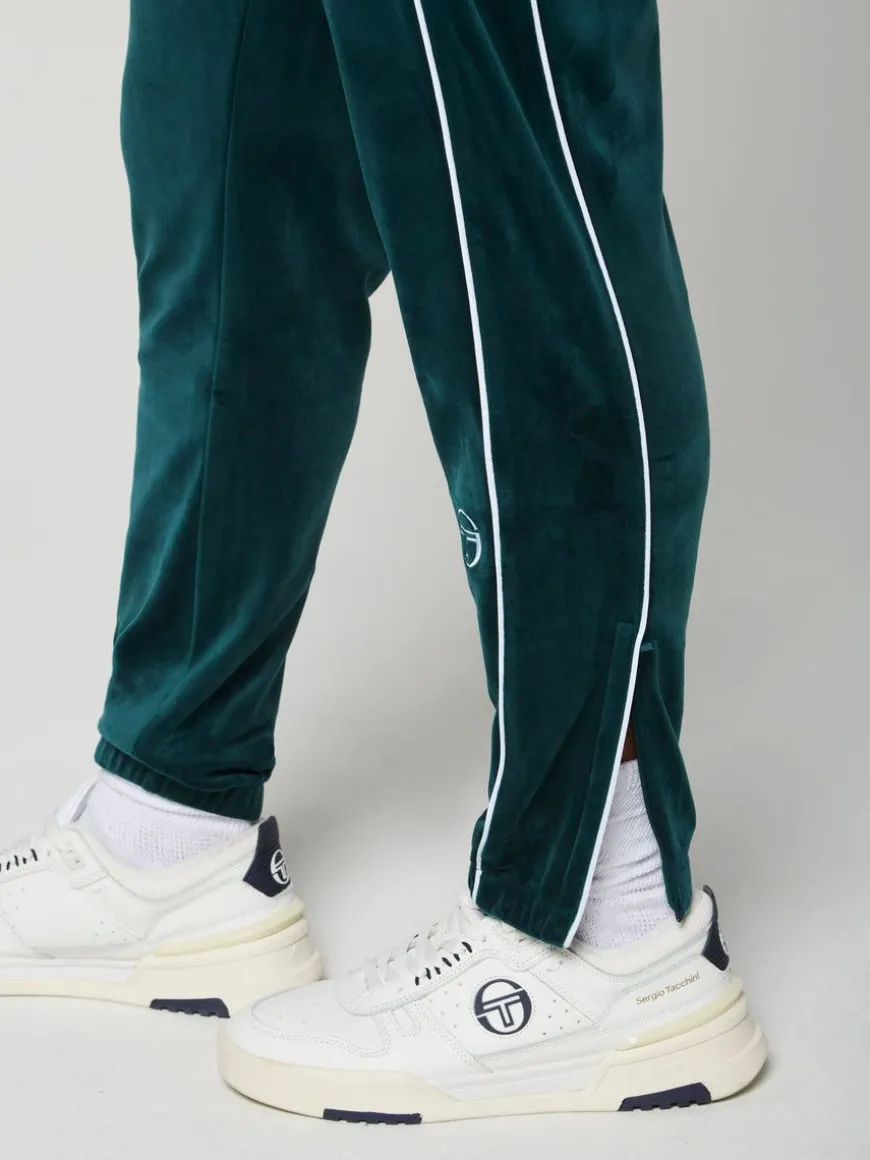 Lioni Velour Track Pant- Botanical Garden