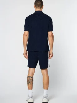 Livata Monogram Polo- Maritime Blue