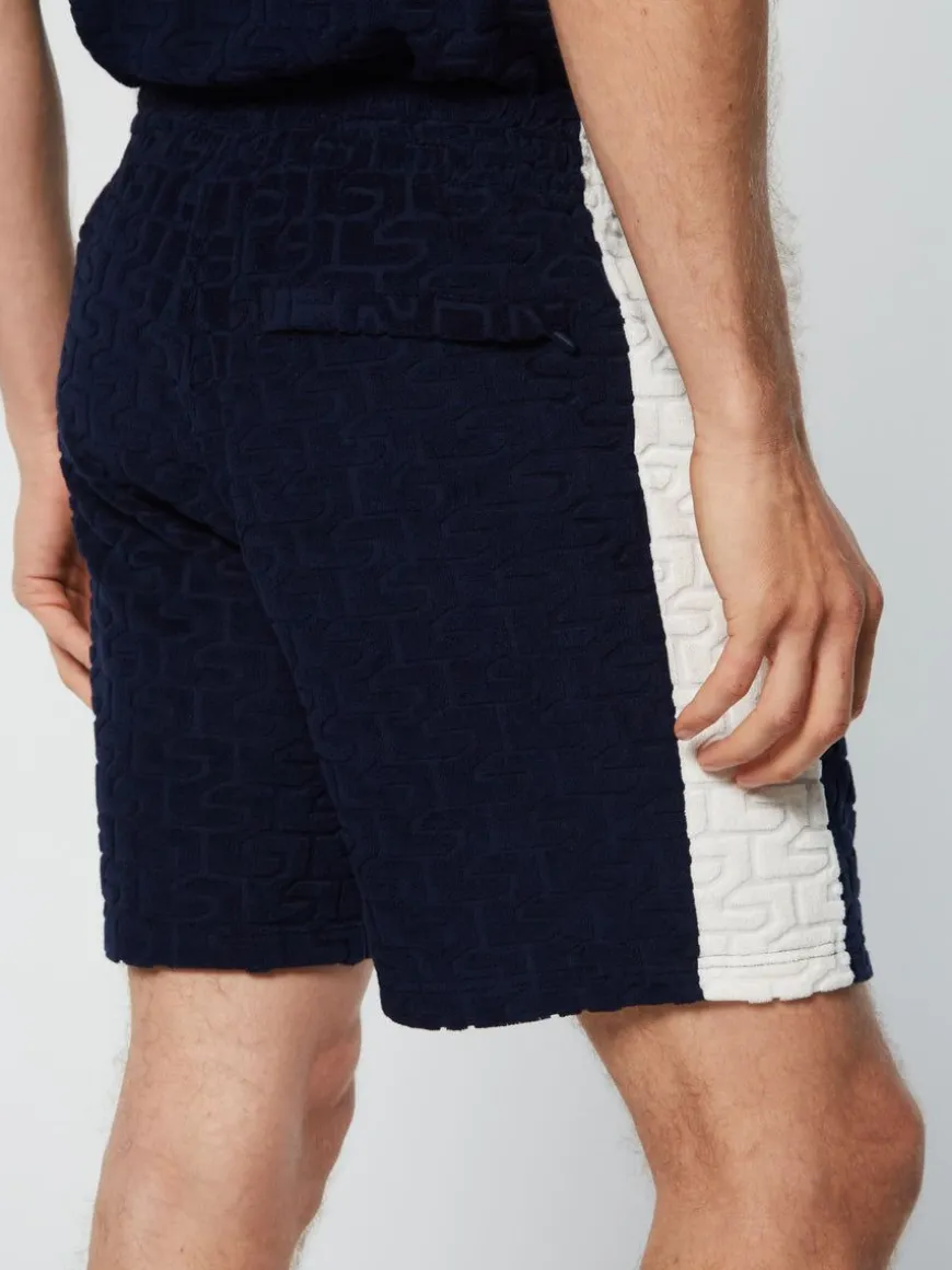 Livata Monogram Short- Maritime Blue