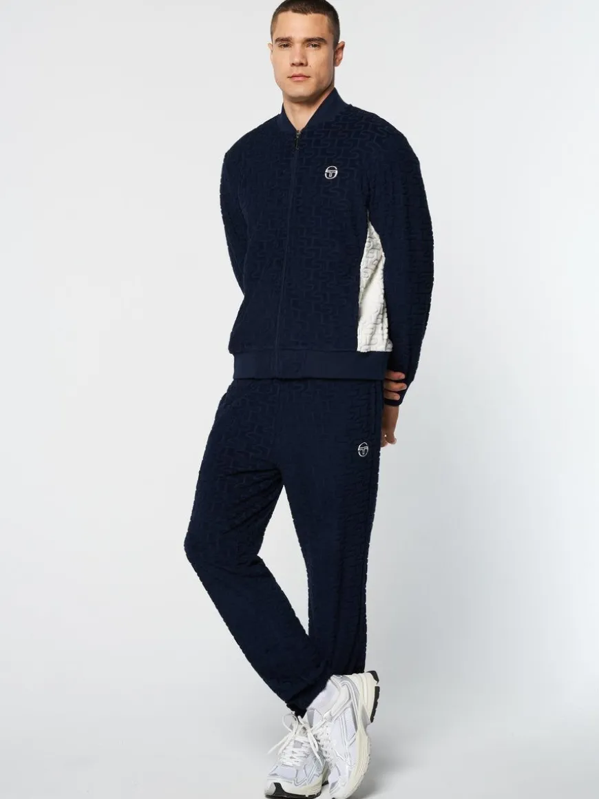 Livata Monogram Track Jacket- Maritime Blue