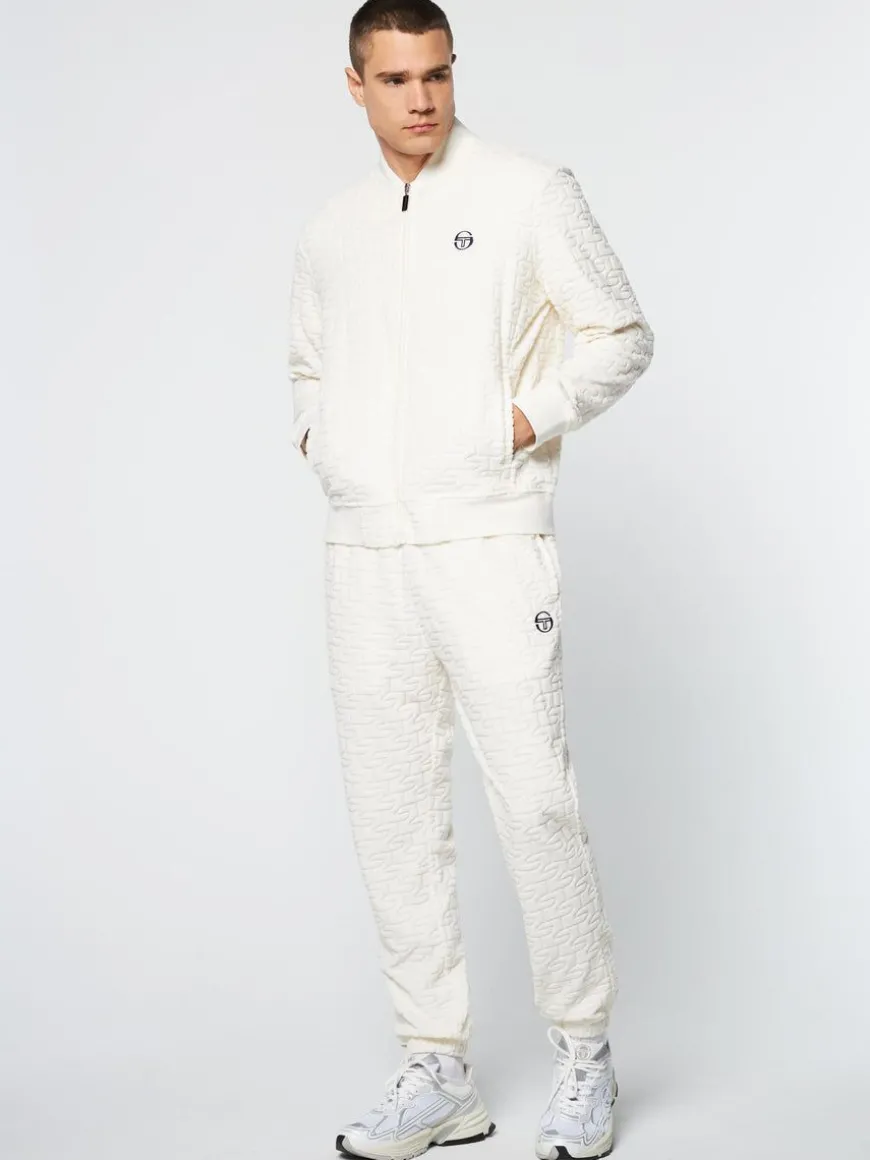 Livata Monogram Track Jacket- Gardenia