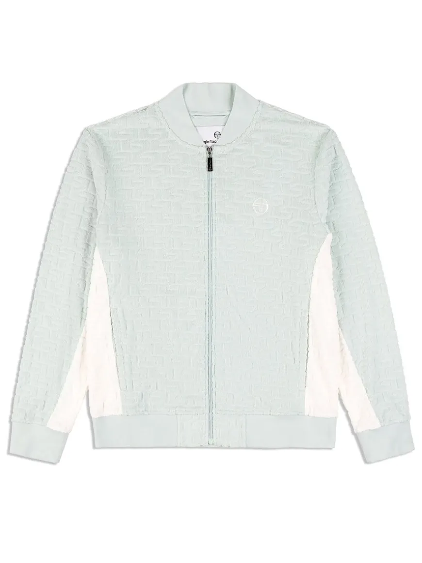Livata Monogram Track Jacket- Surf Spray