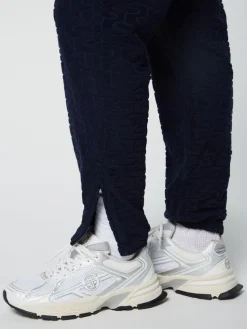 Livata Monogram Track Pant- Maritime Blue