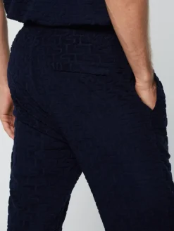 Livata Monogram Track Pant- Maritime Blue