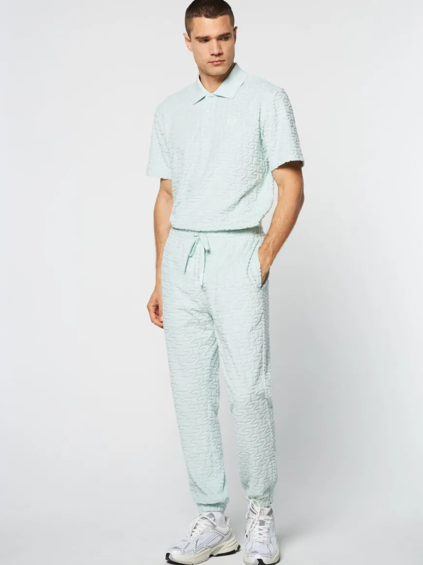 Livata Monogram Track Pant- Surf Spray