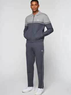 Nostra Track Jacket- Dark Grey/ Melange