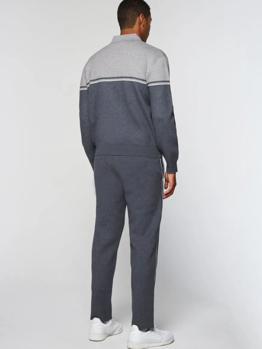 Nostra Track Jacket- Dark Grey/ Melange