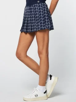 Orazio Printed Skort- Maritime Blue