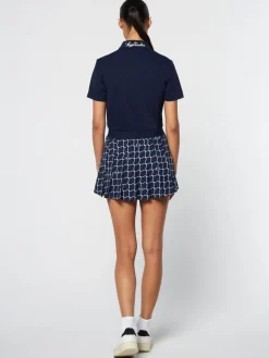 Orazio Printed Skort- Maritime Blue