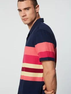 Pennellata Cabana Shirt- Maritime Blue/ Multi