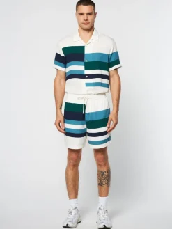 Pennellata Short- Gardenia/ Multi