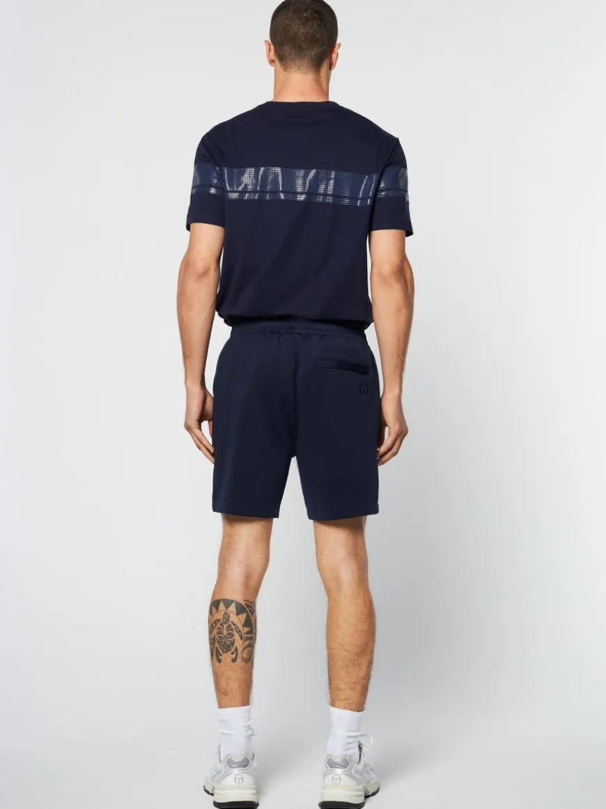 Perforata Short- Maritime Blue