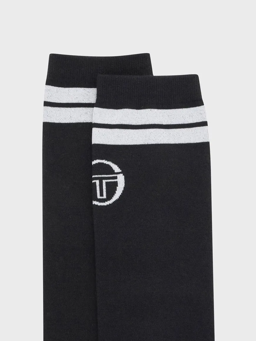 Prep Knee High Socks- Black