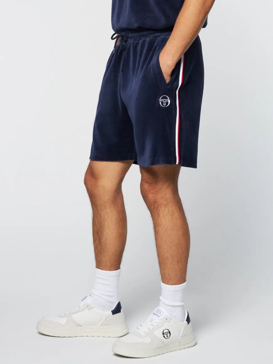 Primo Velour Short- Maritime Blue