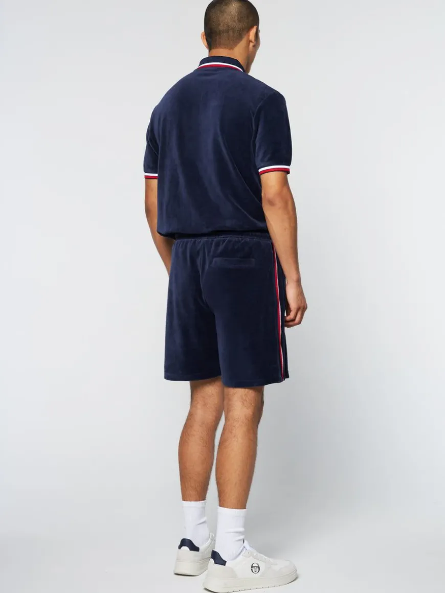 Primo Velour Short- Maritime Blue