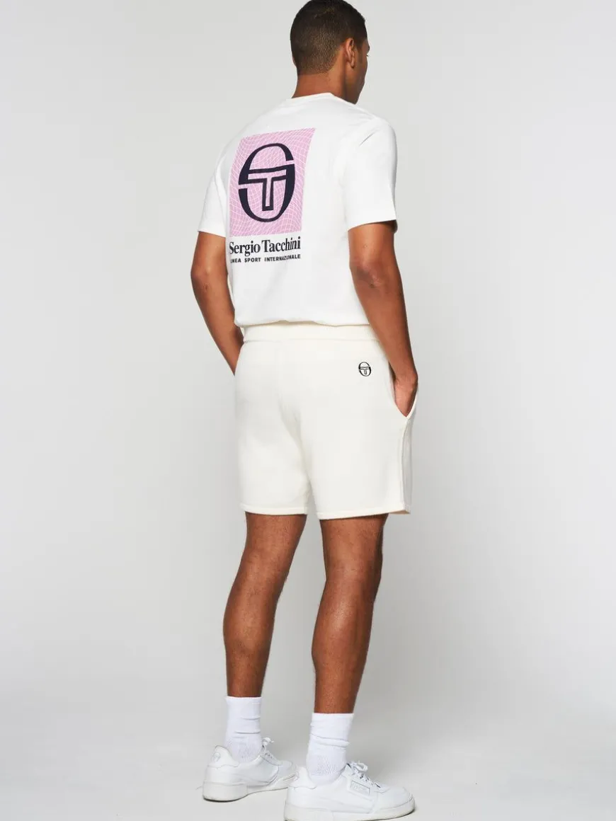 Ricamo Knit Short- Gardenia