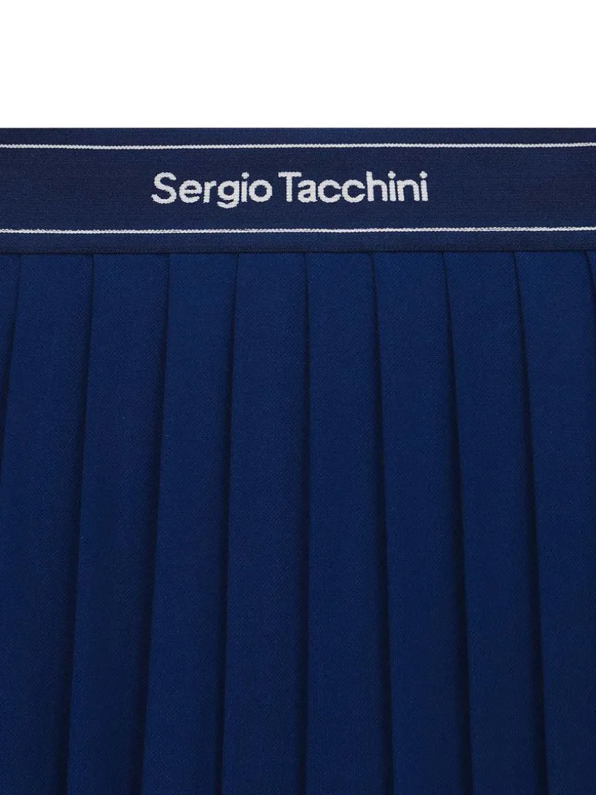 Scratch Staff Pleated Skort- Navy