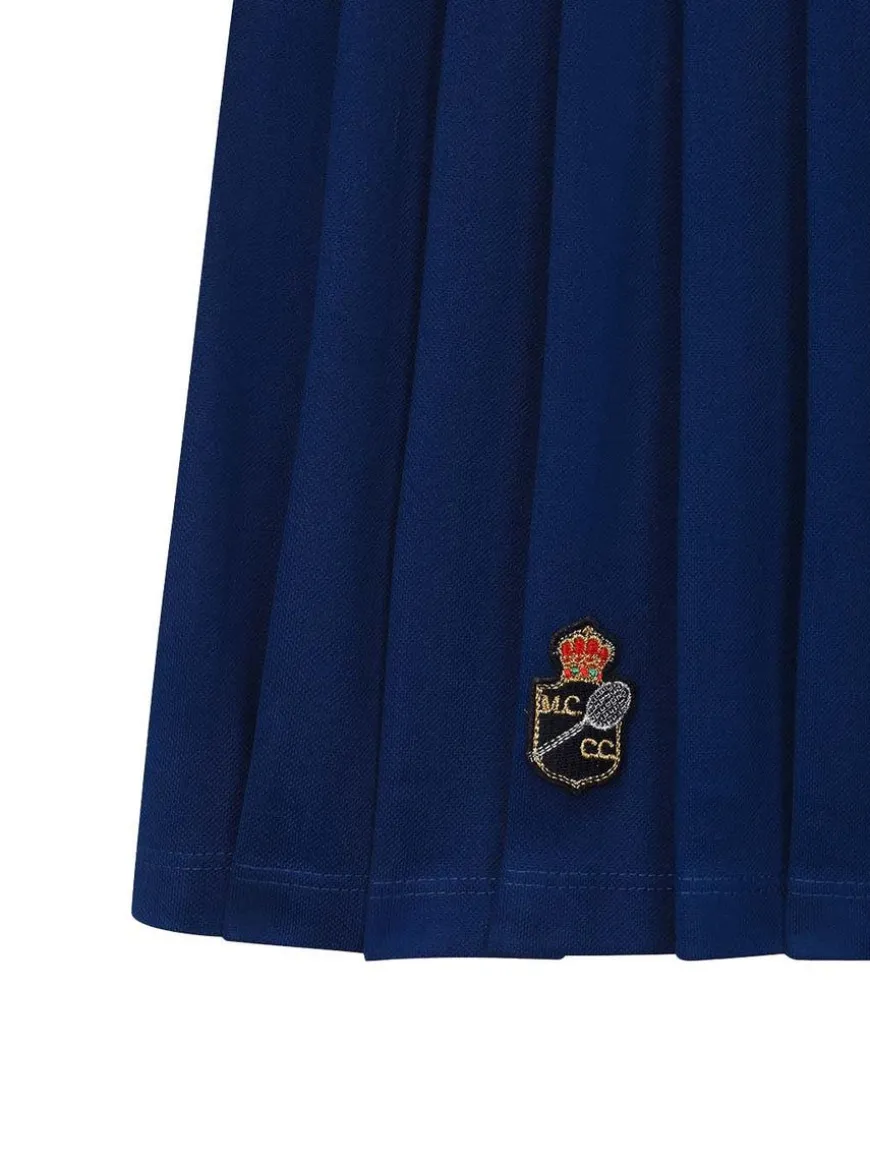 Scratch Staff Pleated Skort- Navy
