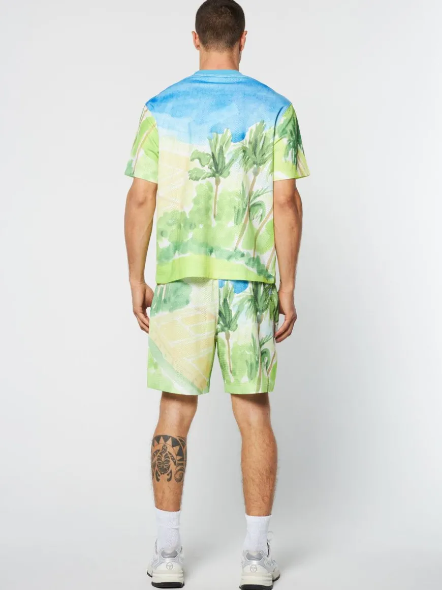 Spazio T-Shirt- Multi Print